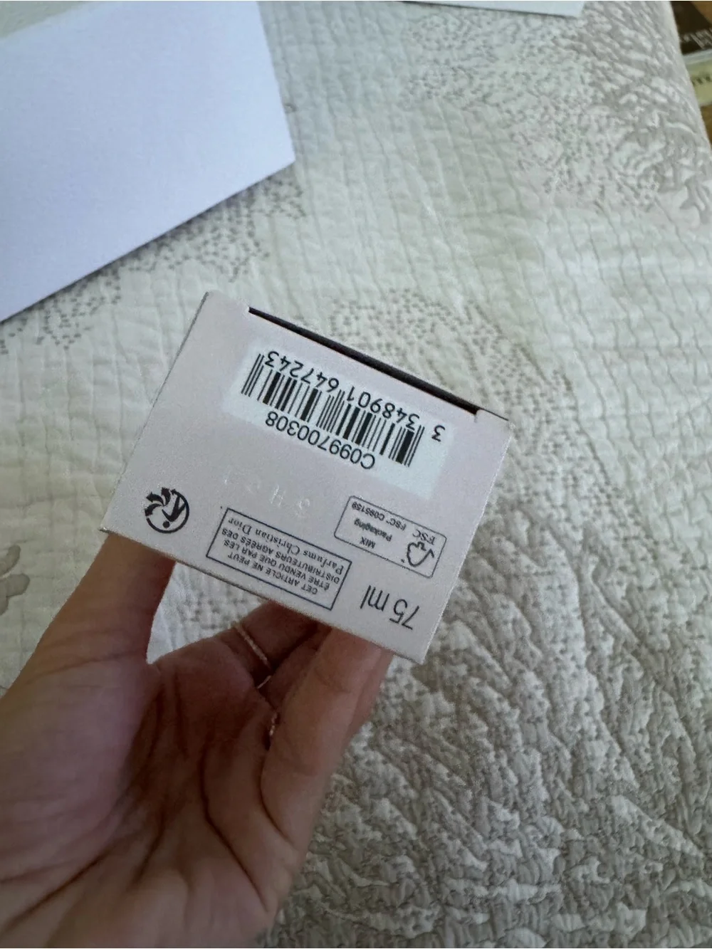 Dior Capture Totale 1 Minute Mask with White Dior Box & Bag